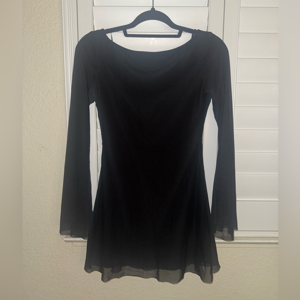 Princess Polly Lukea Long Sleeve Mini Dress (size 2)